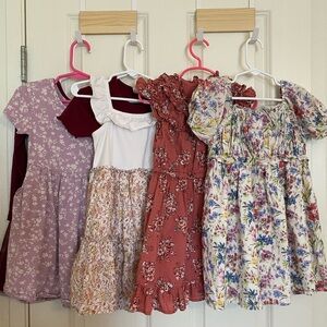 Janie and Jack Floral and Patterned Dress Set